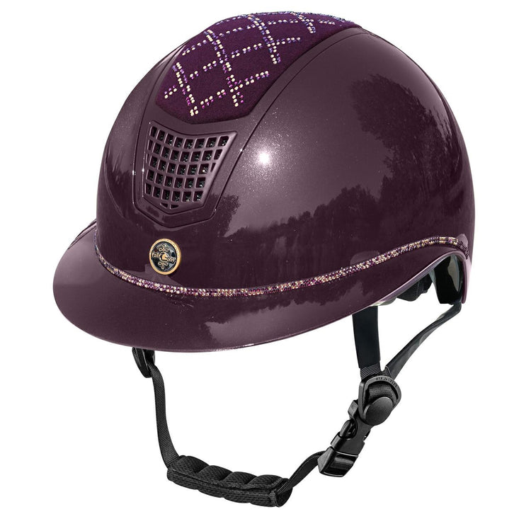 Fair Play horse riding helmet in Royal Berry color