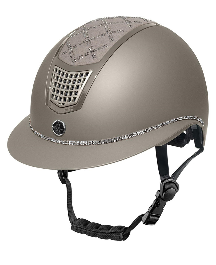 Fair Play Quantinum 2.0 Black W-V Eclipse Rosegold riding helmet