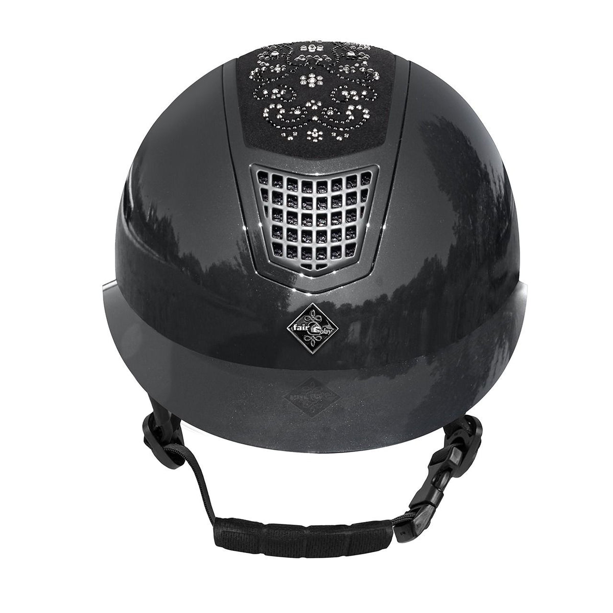 Helm Rider Riding Helmet Quantinum Chic Shiny – EquiZone Online