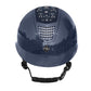 riding helmet with star design blue