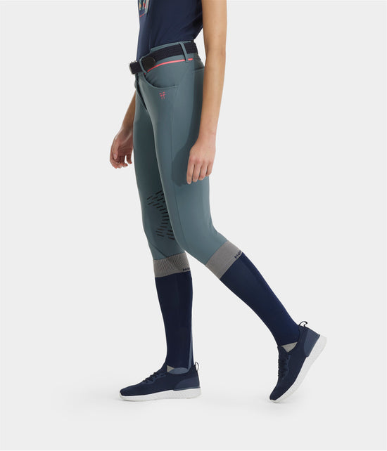 X-Design Pantalones de Montar para Mujer - Azul Nublada