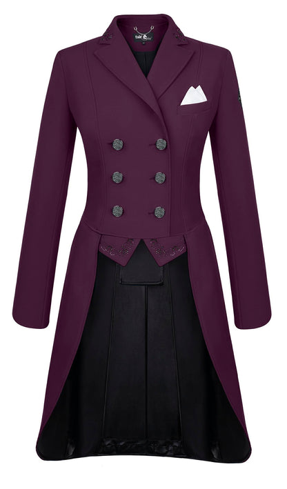Glamorous crystal dressage tailcoat