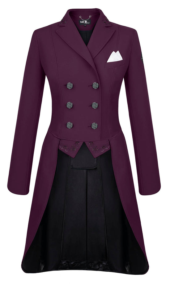 Glamorous crystal dressage tailcoat