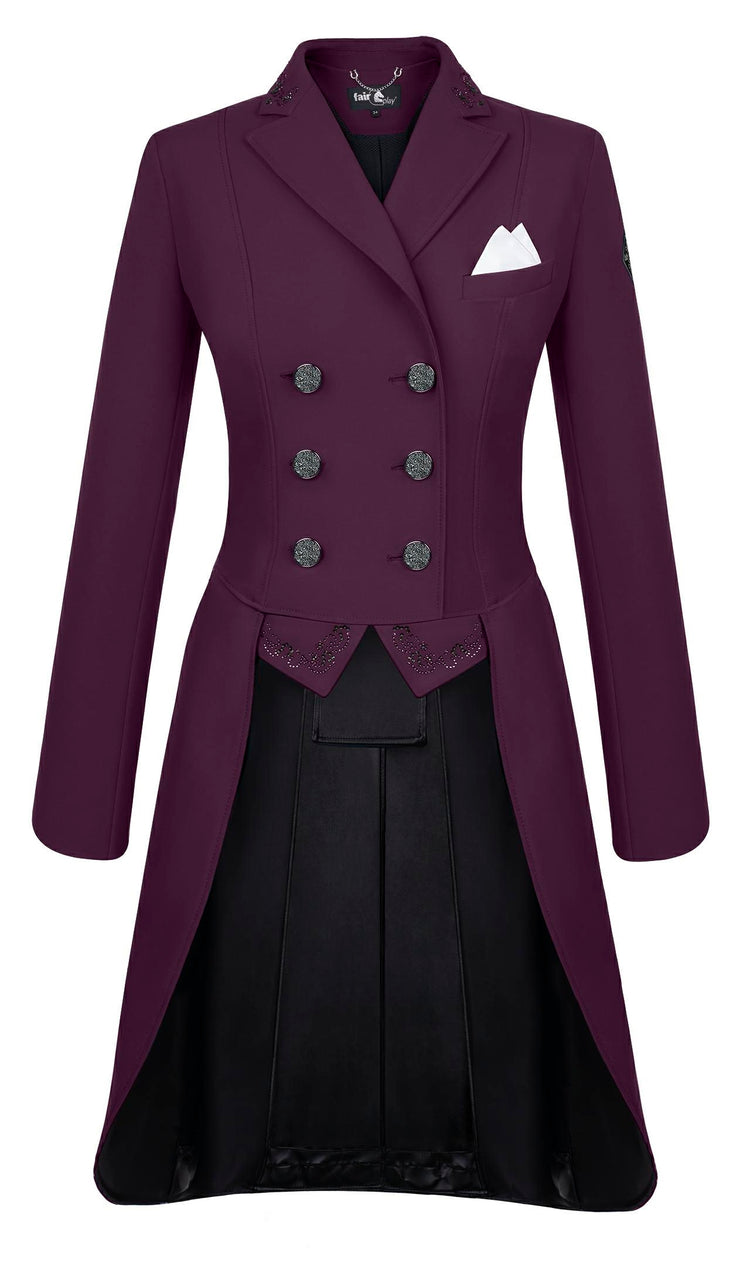 Glamorous crystal dressage tailcoat