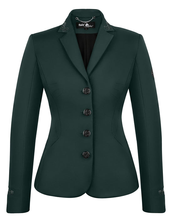 Ladies dark green show jacket 