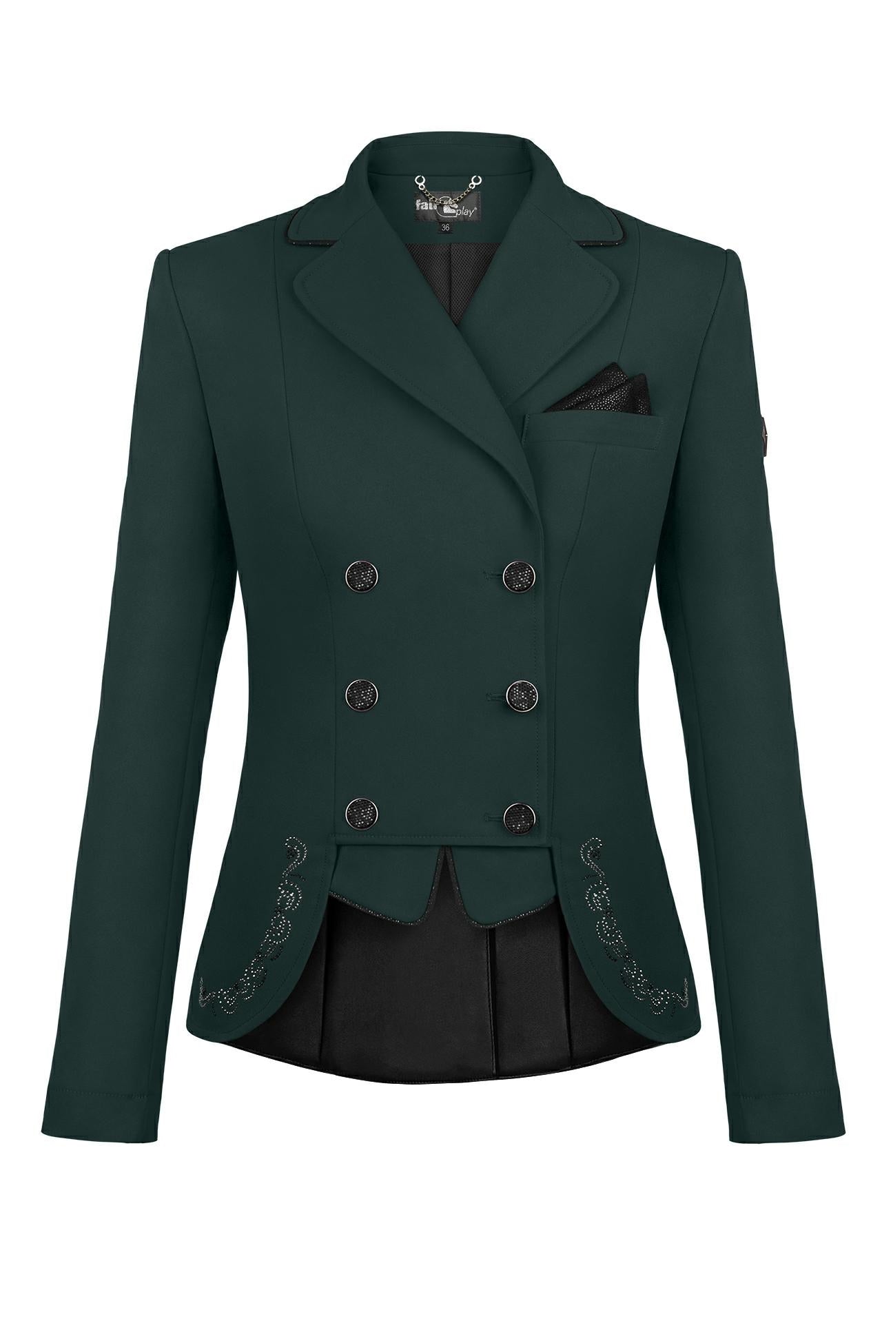 Fair Play Dressage Short Tailcoat noble green