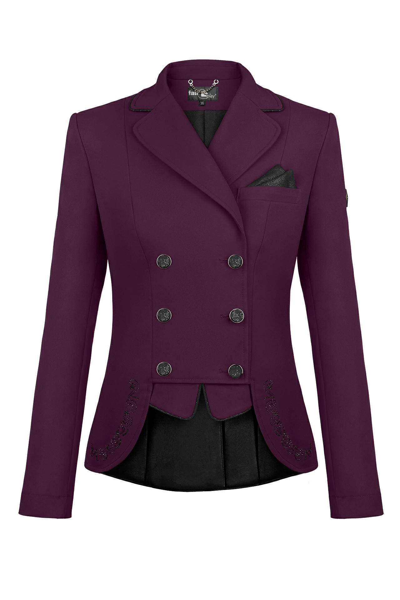Dressage short tailcoat for women