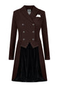 Brown dressage tail coat