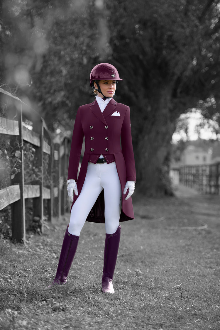 Colored dressage riding jacket