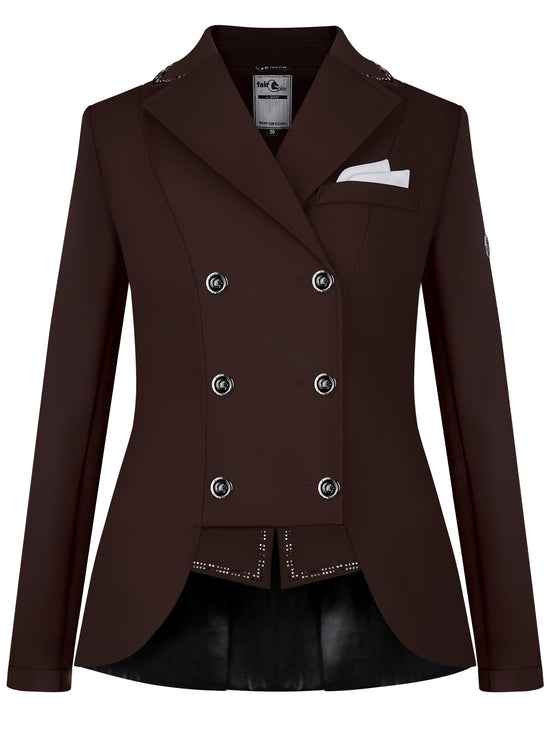 Brown ladies dressage jacket