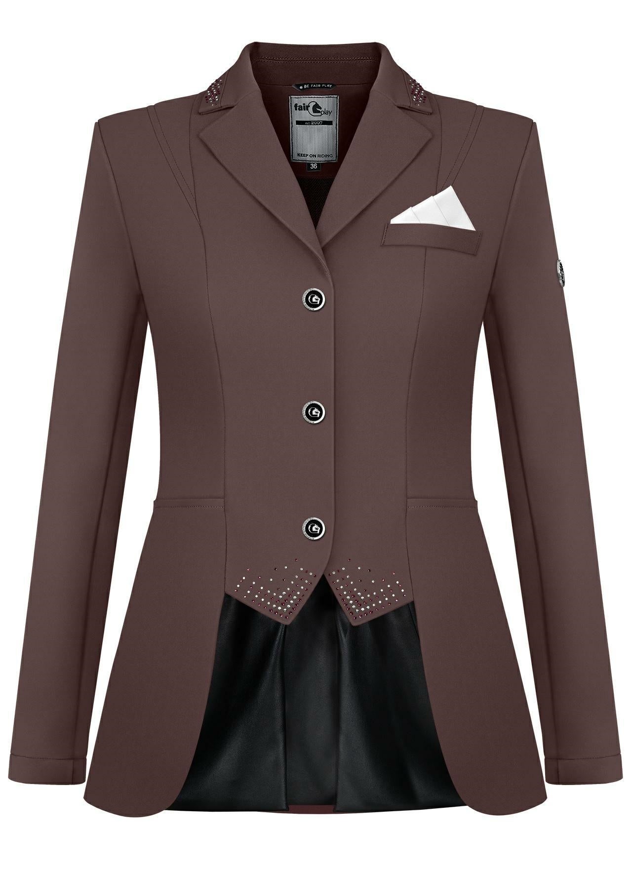 Fair Play Dressage Short Tailcoat Danielle women rose brown