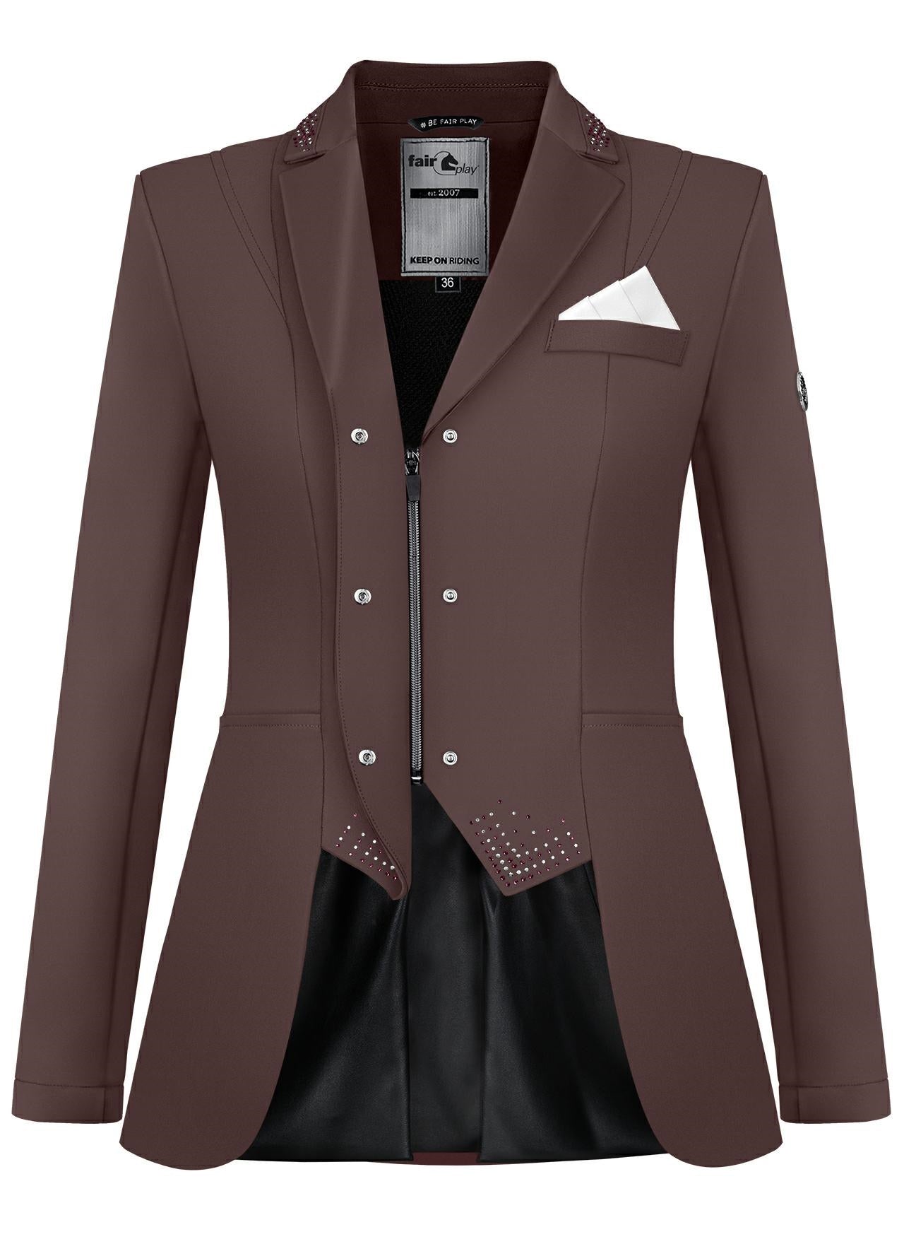 Fair Play Danielle short dressage tailcoat with rhinestones