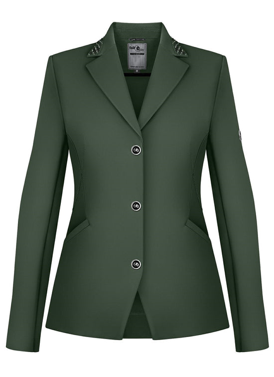 Women’s competition jacket with rhinestone collar