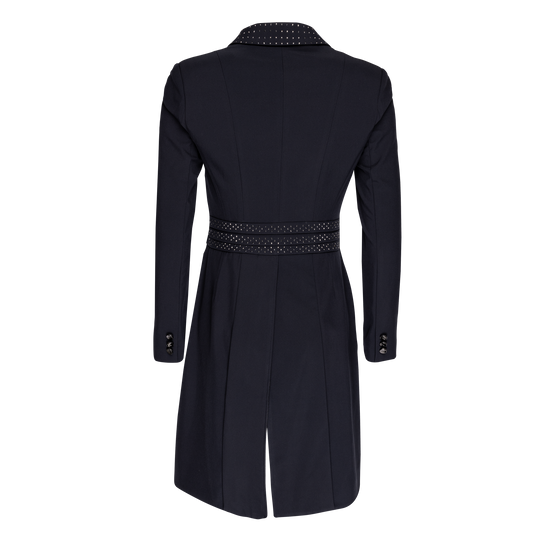 Kingsland softshell dressage coat silver buttons navy