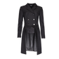 Elegant equestrian show coat with sparkle details black