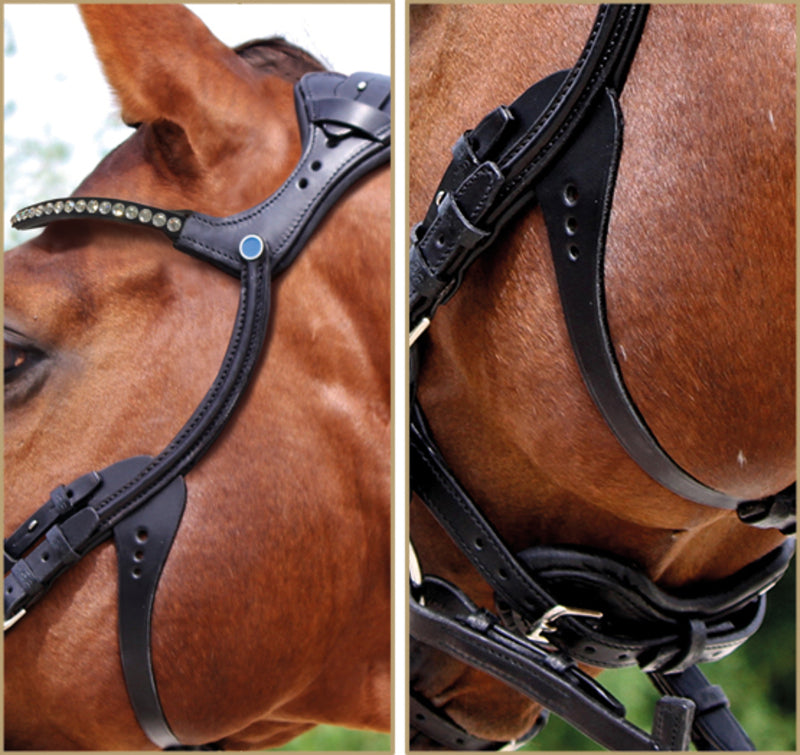 Anatomic Bridle for horses comfort