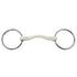 Flexible loose ring snaffle with tongue freedom