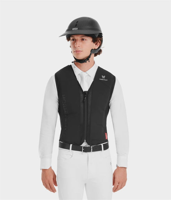 Electronic airbag vest for horse riders