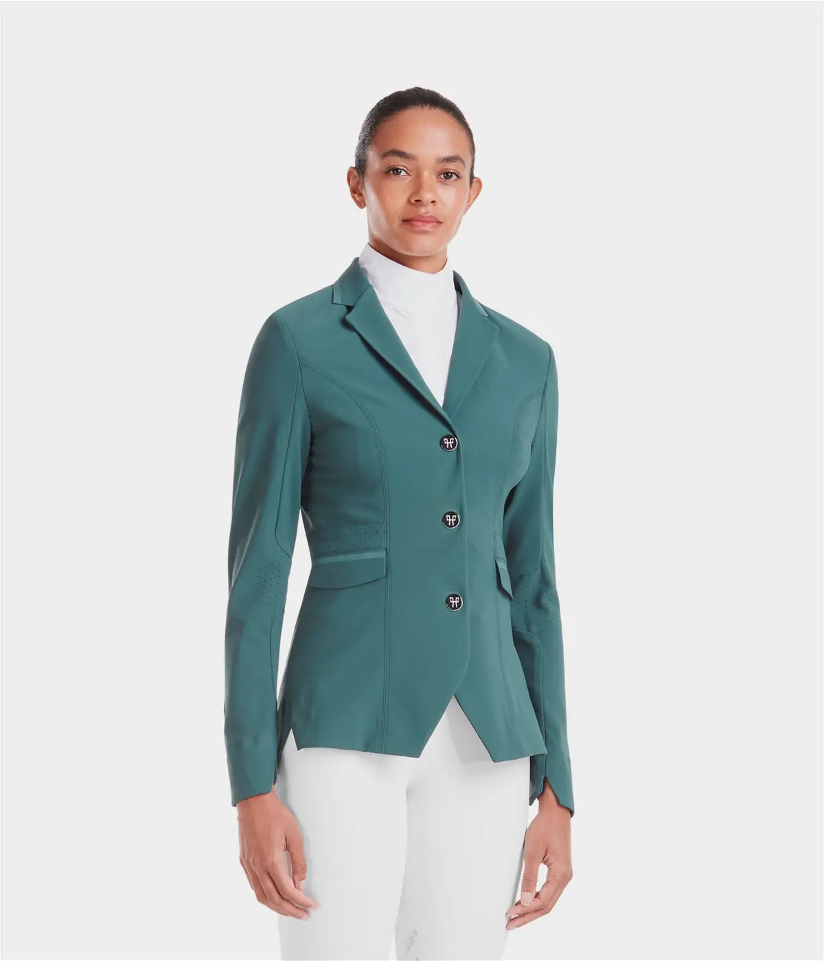 Laser perforated show coat