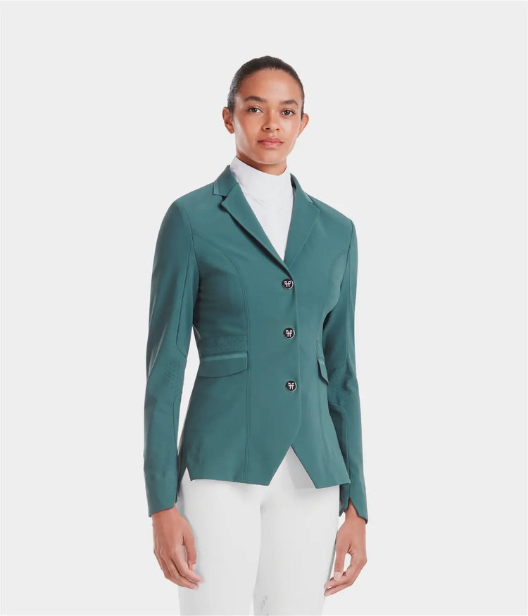 Laser perforated show coat