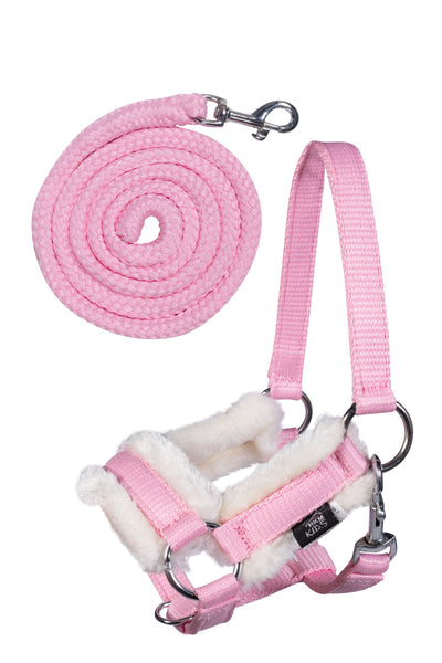 LarDen Hobby Horse Accessoires - Ensemble de Corde | Licol avec Rênes & Collier pour Cheval Bâton | GR. M - Arc-en-Ciel | Fait à la Main | Hobby Horsing | Tête