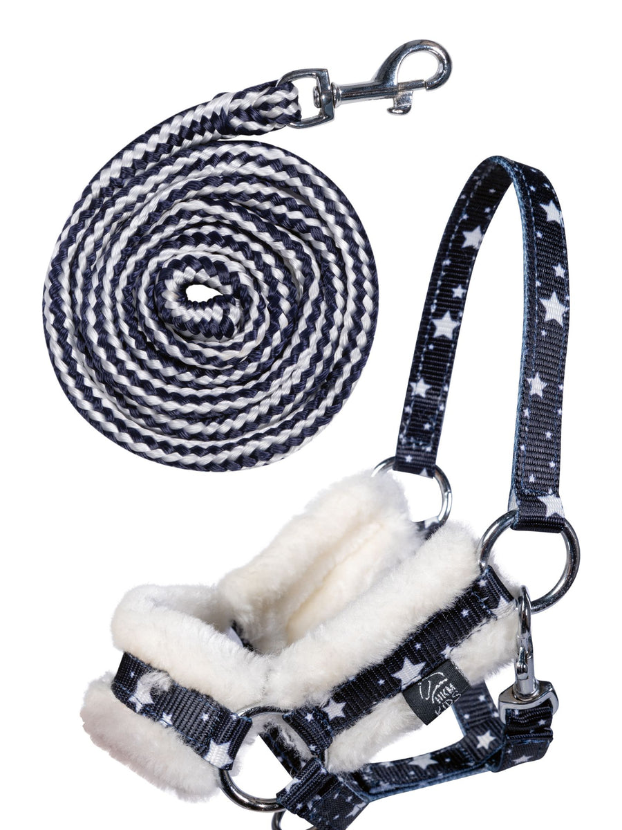 Collier tête rembourré Premier Equine Duco avec corde de plomb Collier tête rembourré Premier Equine Duco avec corde de plomb