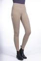 Beige riding leggings for women