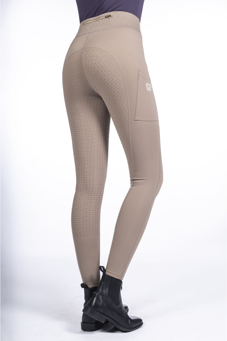 Taupe equestrian riding leggings