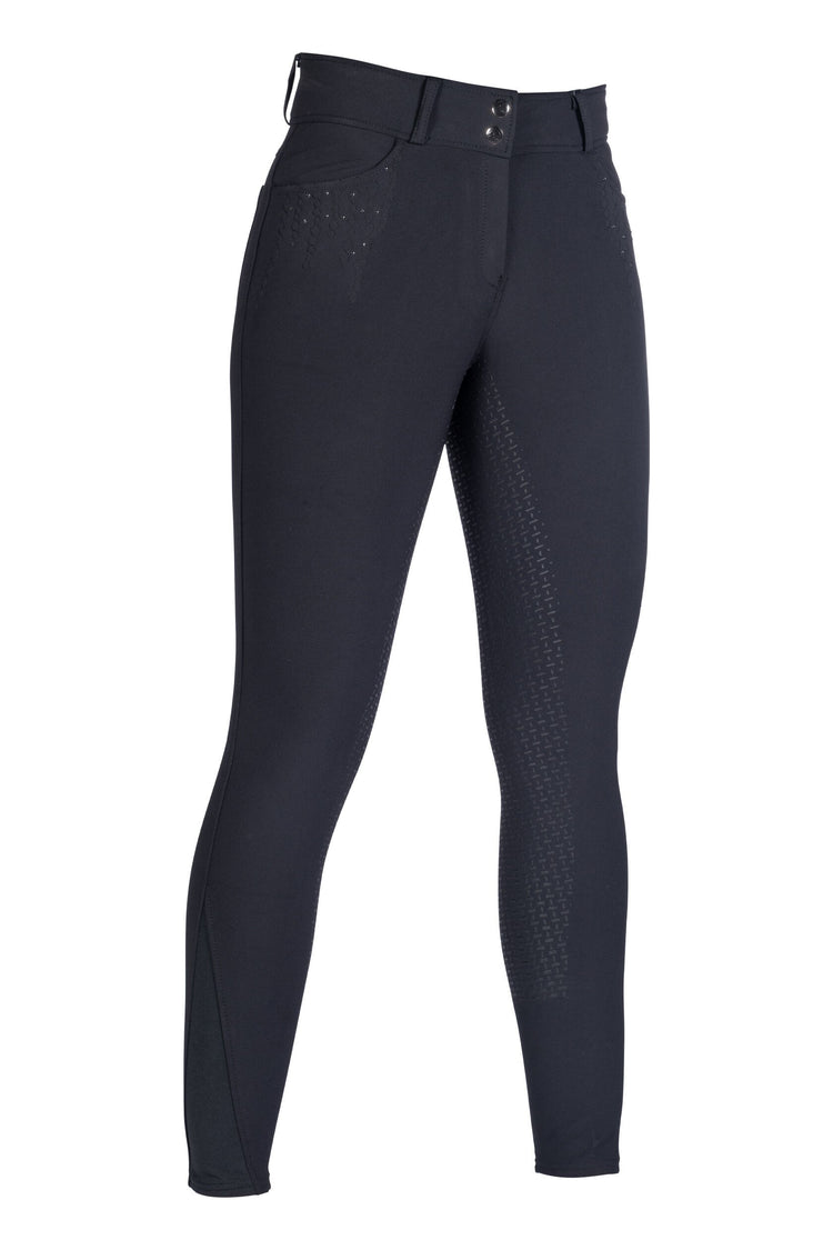 Black high waist dressage breeches for women