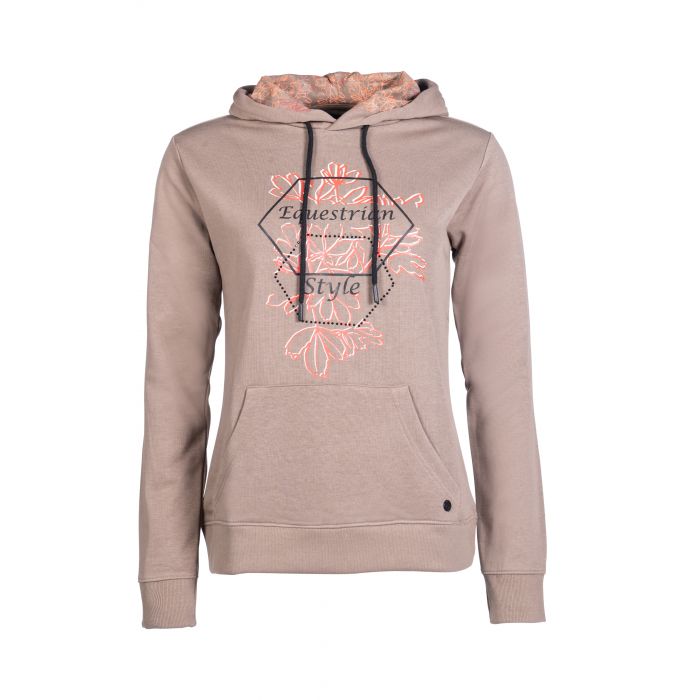 taupe equestrian hoody
