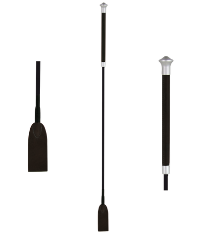 Leather flapper jumping whip