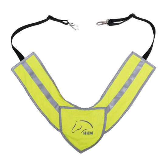 Reflective horse breastplate