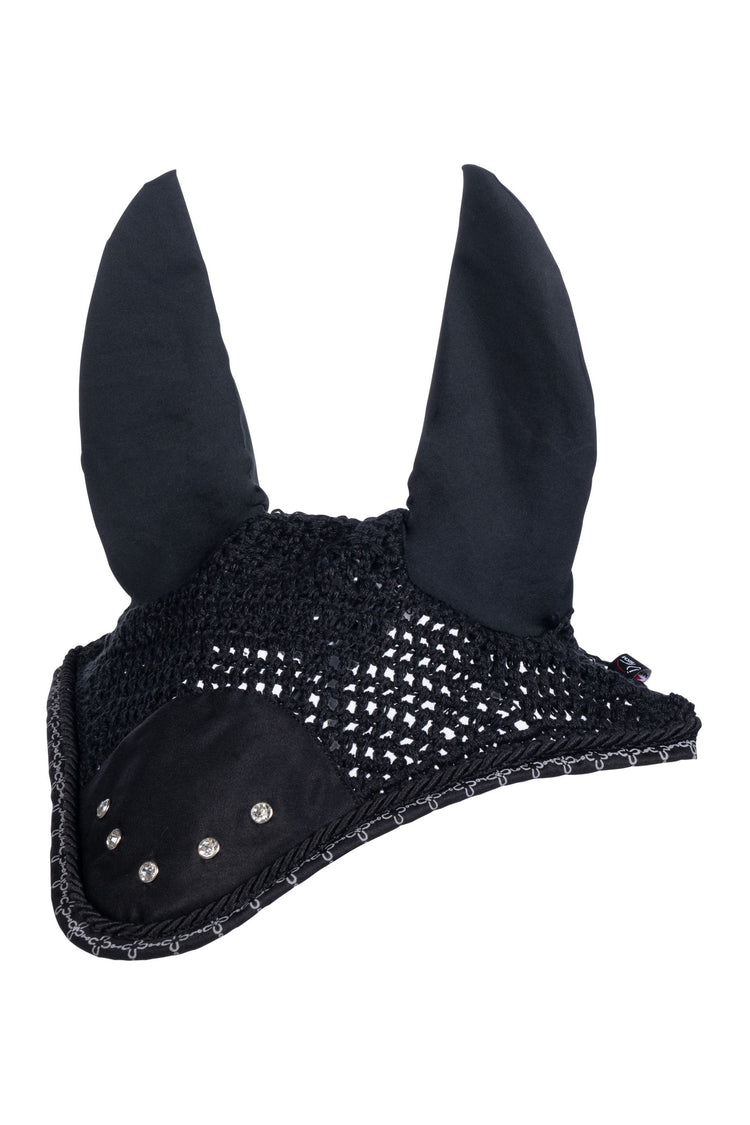 Black Ear Bonnet for horses