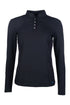 Black long sleeve base layer with buttons