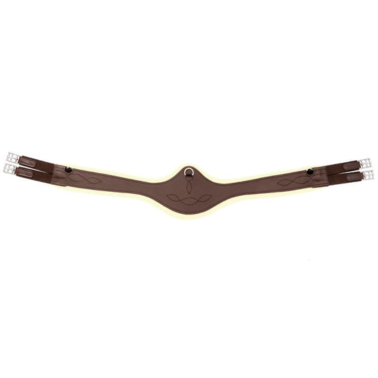 Anatomic sheepskin girth