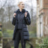 Equestrian puffer coat