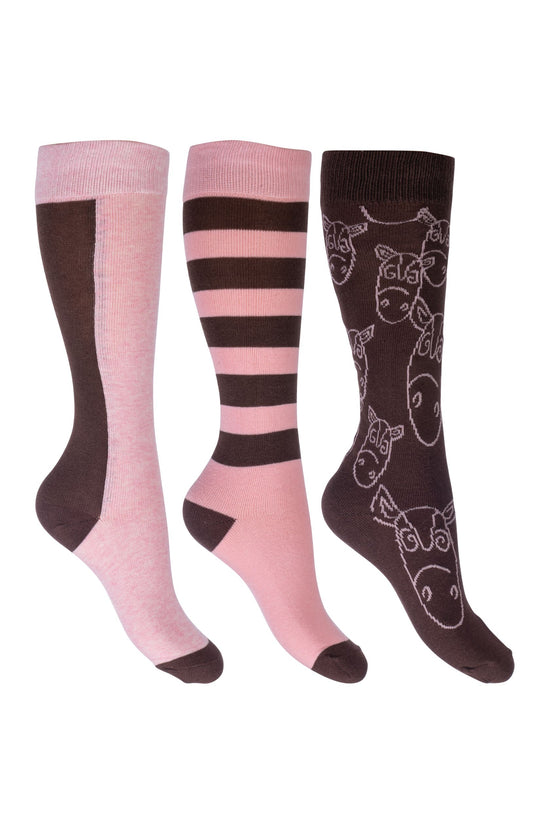 Kids Riding Socks Houston - 3 pack