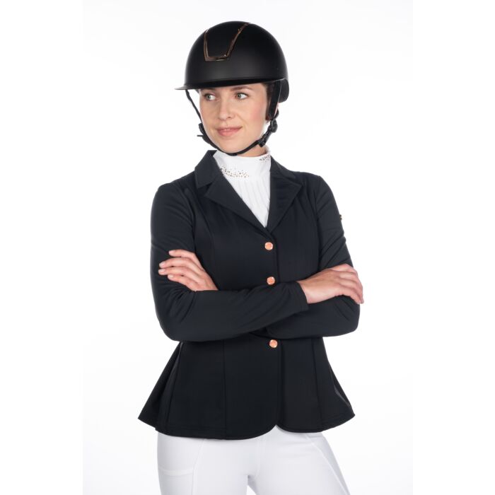 Dressage show jacket with rose gold