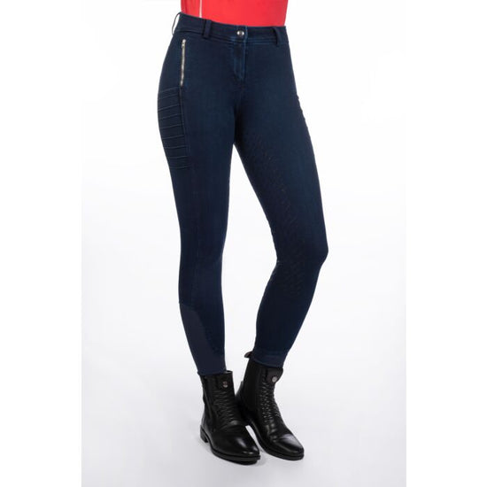 Stretchy denim breeches