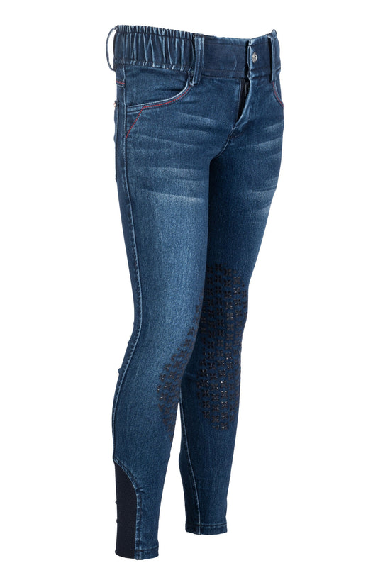 kids denim riding breeches