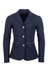 Navy competition jacket for girls with rose gold details