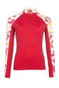 functional shirt essentials flower tailored fit with floral design red