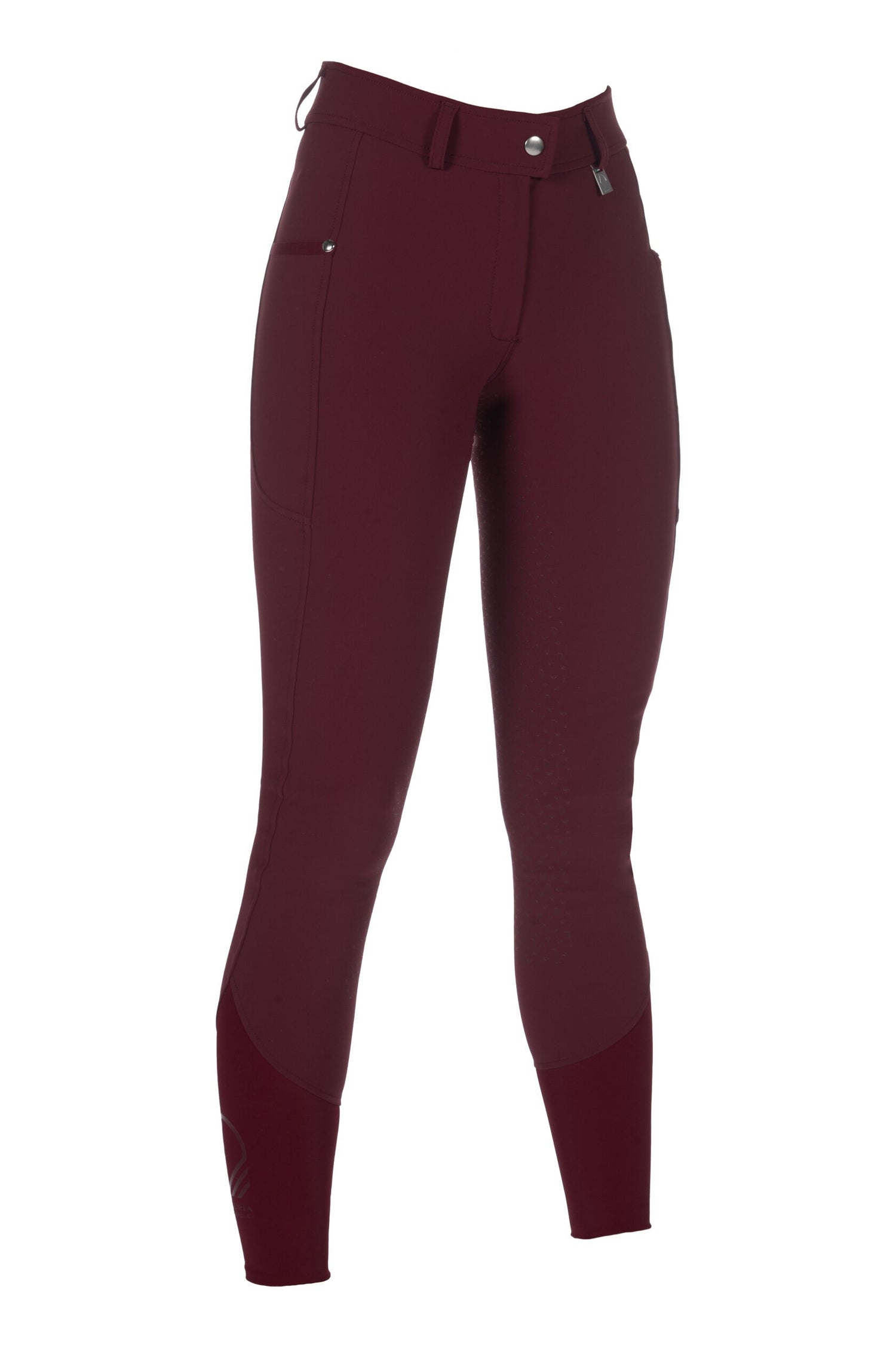 Burgundy horse riding pants