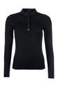 Equestrian long sleeve training shirt black