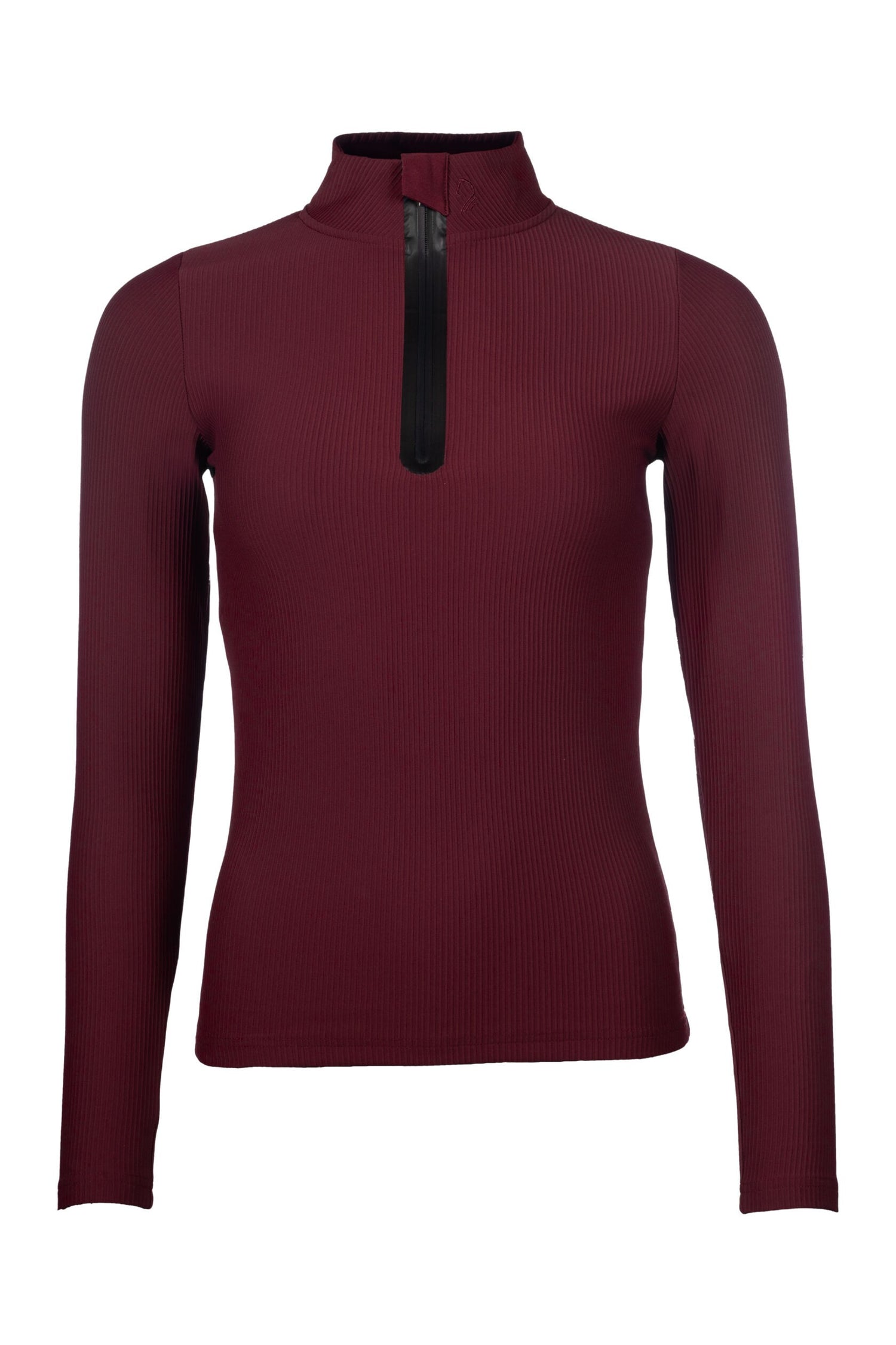 Burgundy equestrian base layer