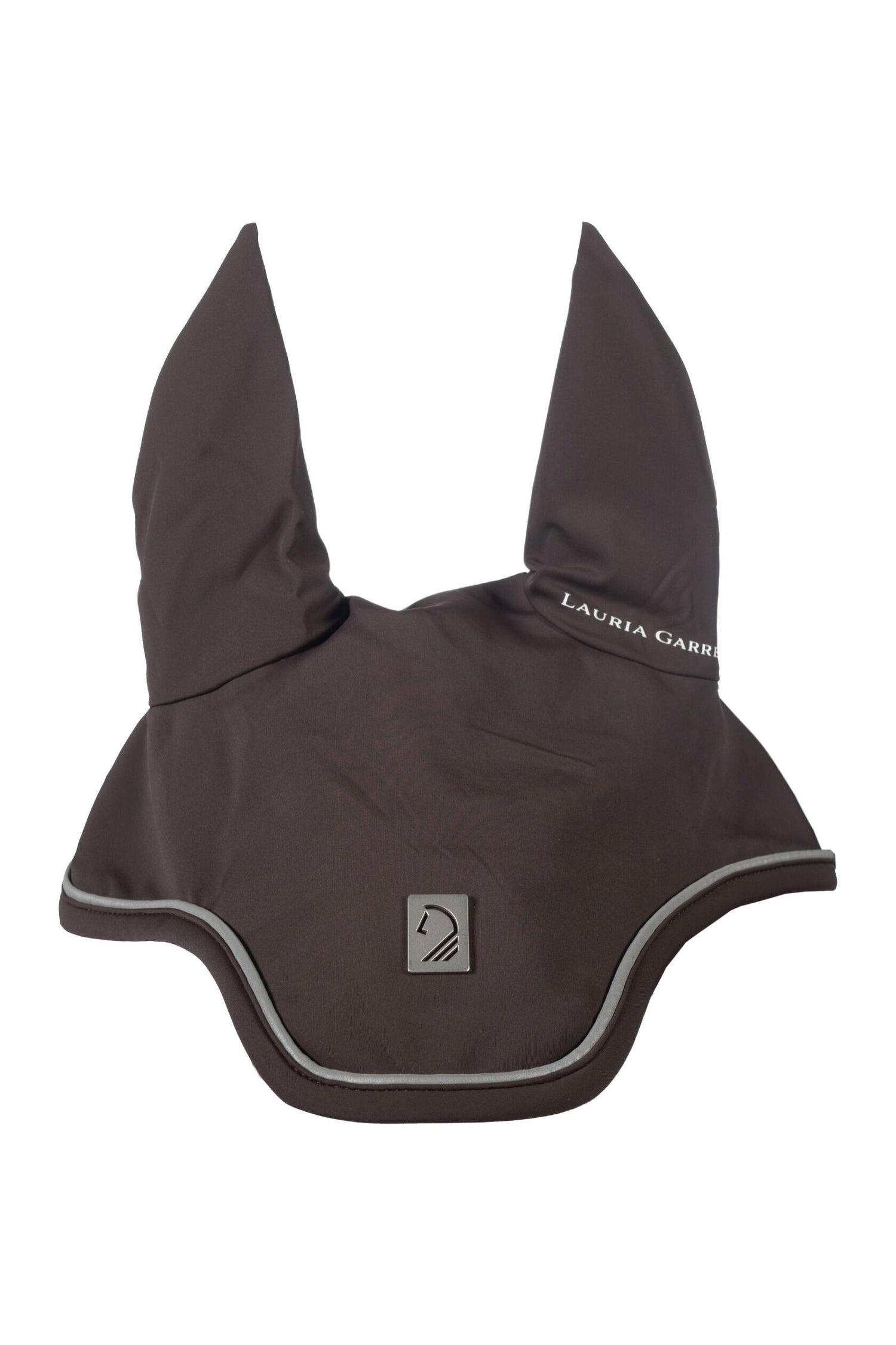 stylish horse fly bonnet dark brown