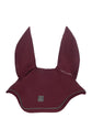 ear bonnet with metallic details bordeaux