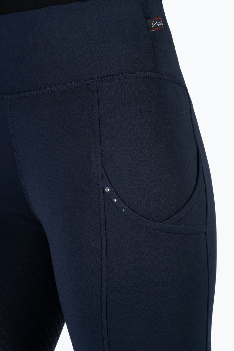 Full grip winter riding leggings with phone pocket