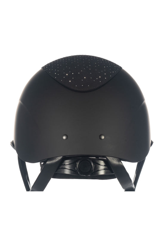 Elegant horse riding helmet with crystal stone decorations