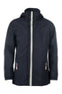 hkm kids rain jacket cloudy waterproof with taped seams blue